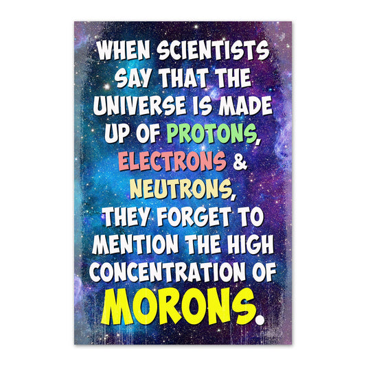 Morons Refrigerator Magnet