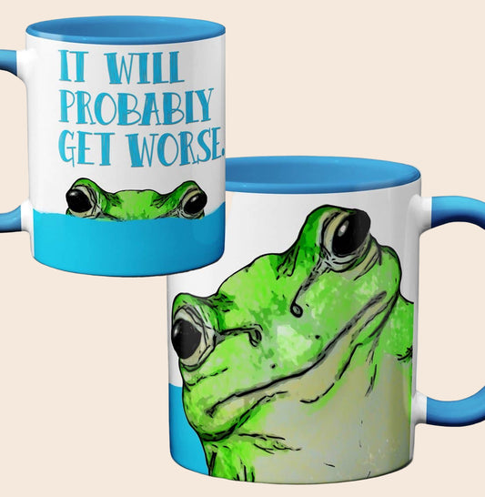 Get Worse Frog Mug
