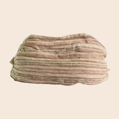 Striped Cotton Boho Headband in Natural Colors