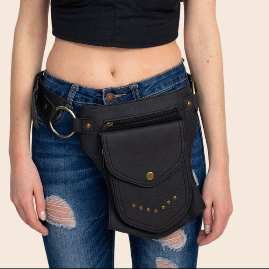 The Women's Traveler Pack - Leather Hip Utility Belt