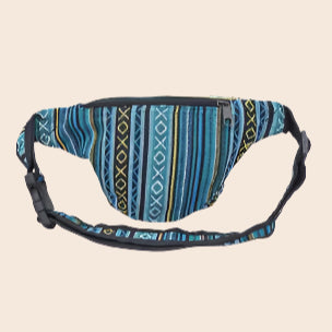 Tribal Pattern Boho Hippie Bohemian Belt Bag