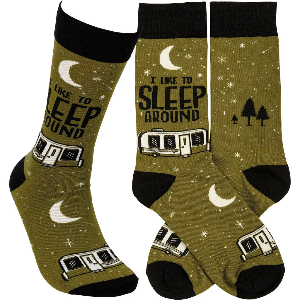 I Like To Sleep Around Socks