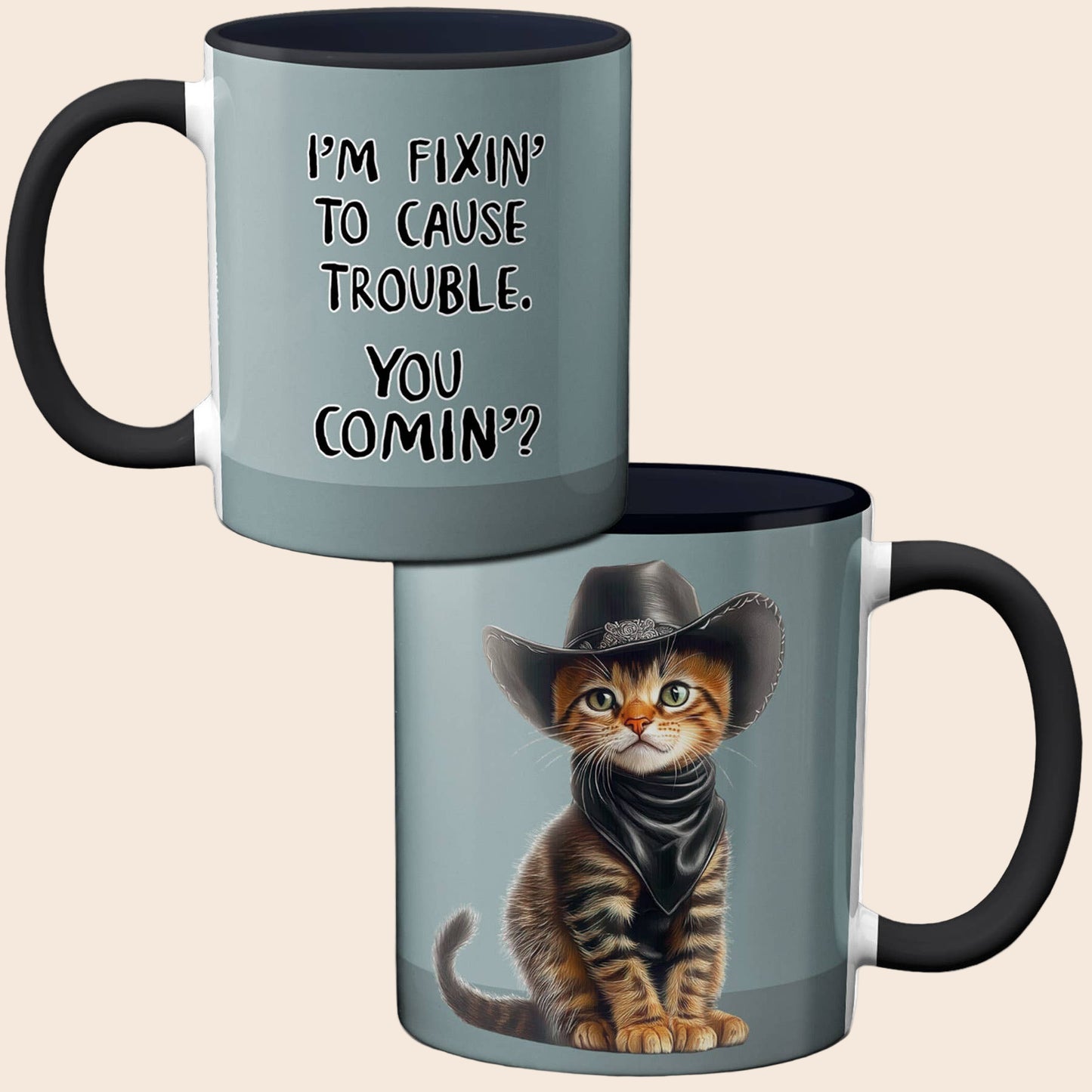 Cowboy Kitten Mug
