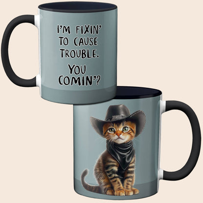 Cowboy Kitten Mug