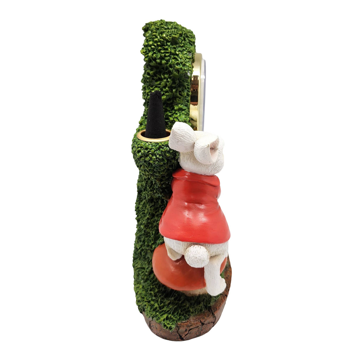 White Rabbit 2-in-1 Functional Clock Backflow Burner