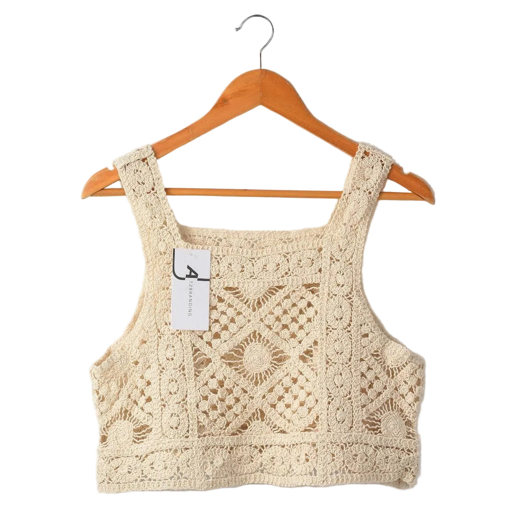 Crochet Cropped Tank Top