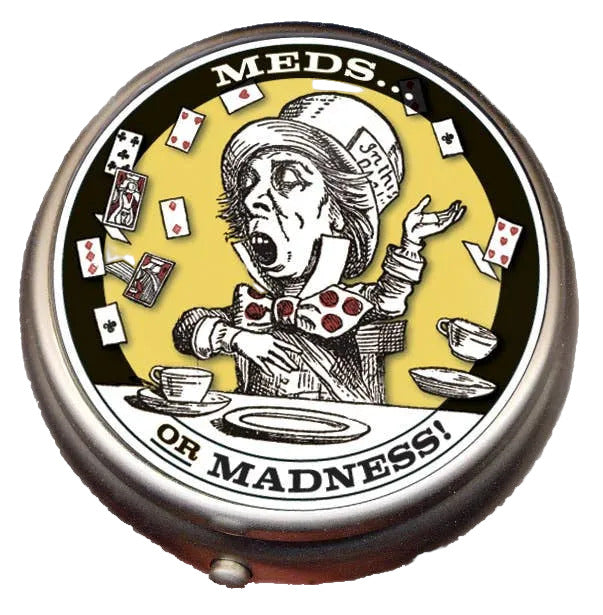 Mad Hatter Pill Box
