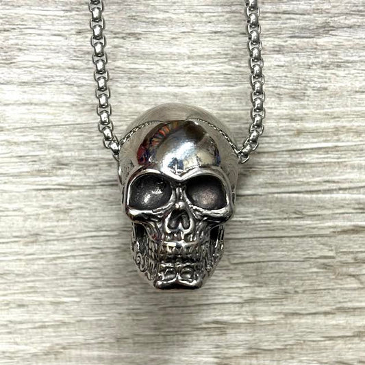 3D Skull Stainless Steel Necklace
