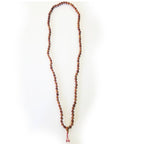 Wood Bead Knotted Mala