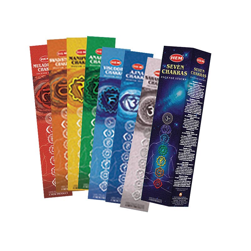 Seven Chakras Incense Set