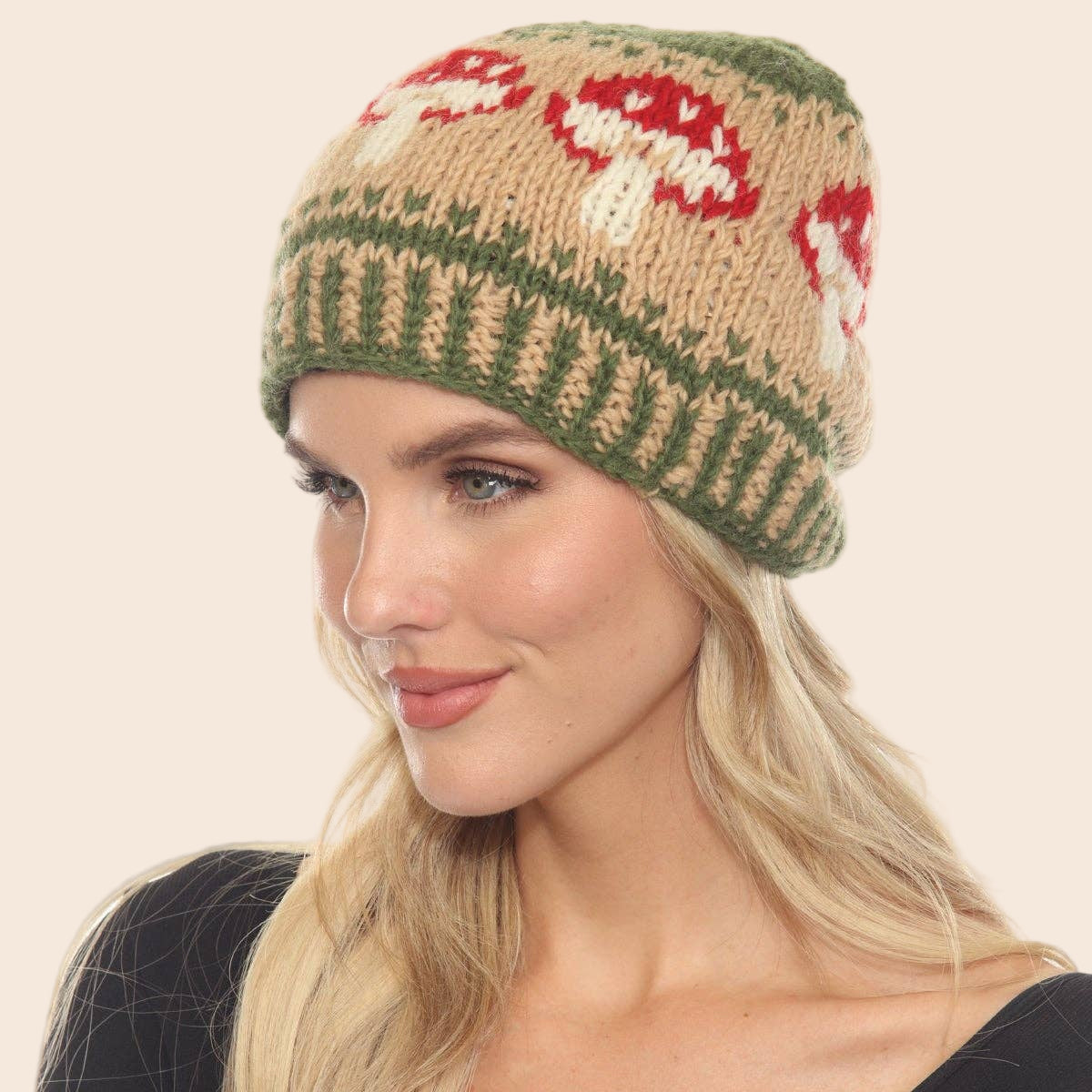 Wild Mushroom Slouchy Beanie