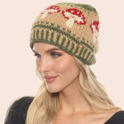 Wild Mushroom Slouchy Beanie