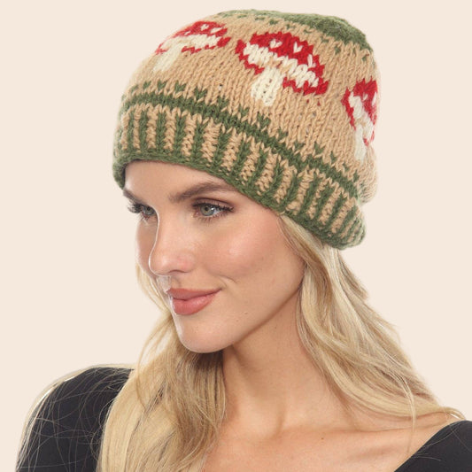 Wild Mushroom Slouchy Beanie