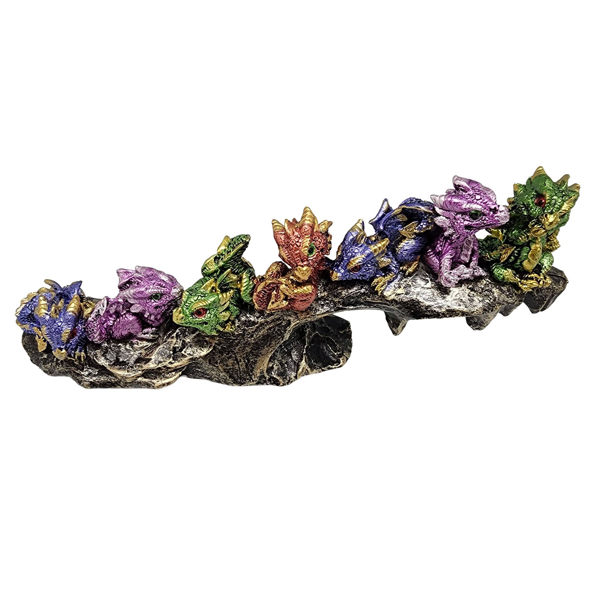 7 Baby Dragons on Rock