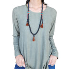 Bone Prayer Mala Beads With Counters