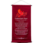 Cotton Inspirational Banner - Cardinal Spirit Prayer
