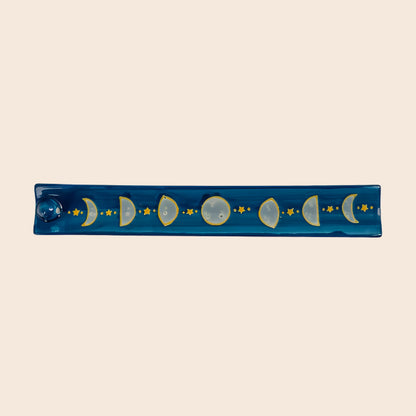 Ceramic Moon Phase Incense Burner