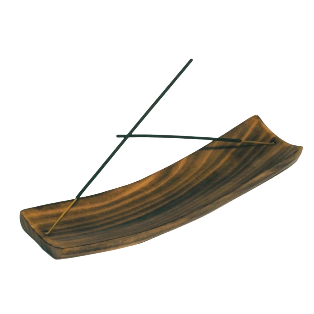 Simple Mango Wood Incense Burner