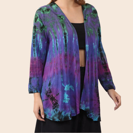 Tie-Dye Cardigan
