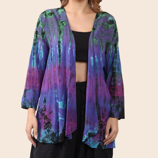 Tie-Dye Cardigan