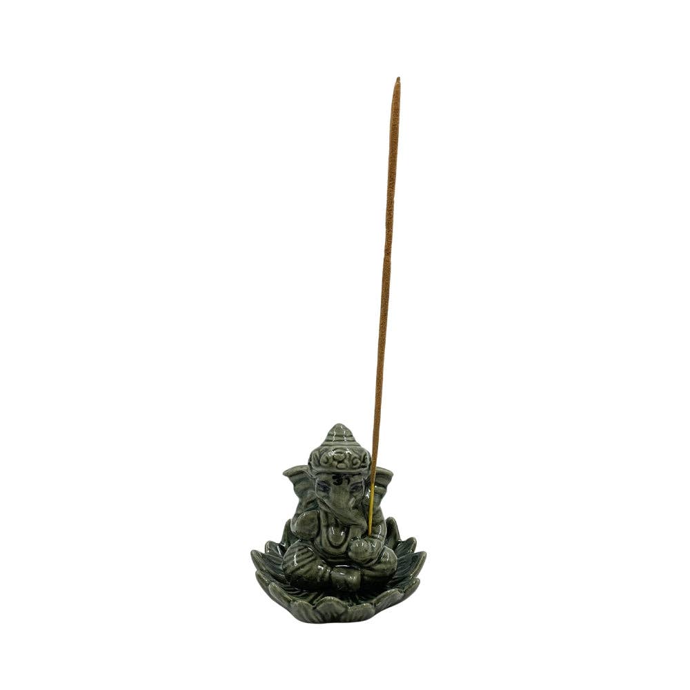 Ganesh Ceramic Incense Holder