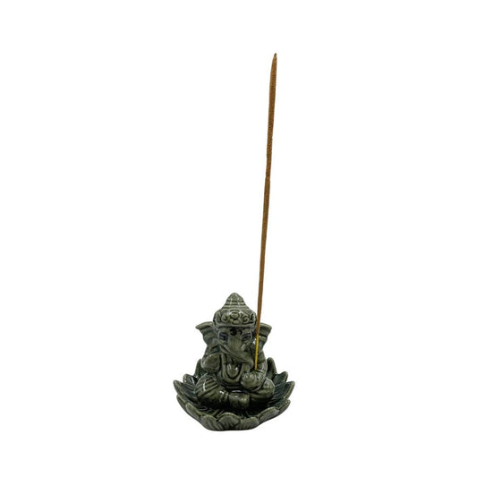 Ganesh Ceramic Incense Holder