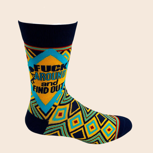 Fuck Around and Find Out Men's Socks