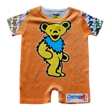 Grateful Dead Dancing Bear Onesie Romper