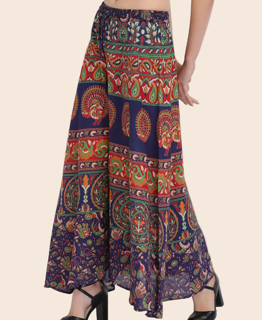 Floral Printed Wide Leg Pants