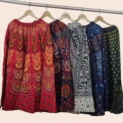 Floral Printed Wide Leg Pants