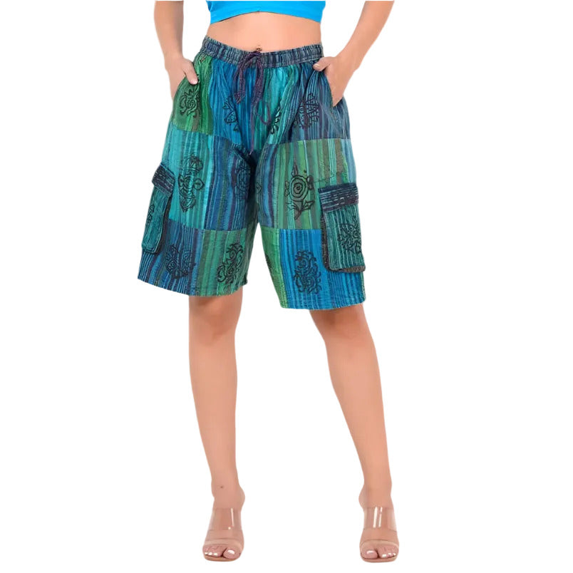 Patchwork Shorts