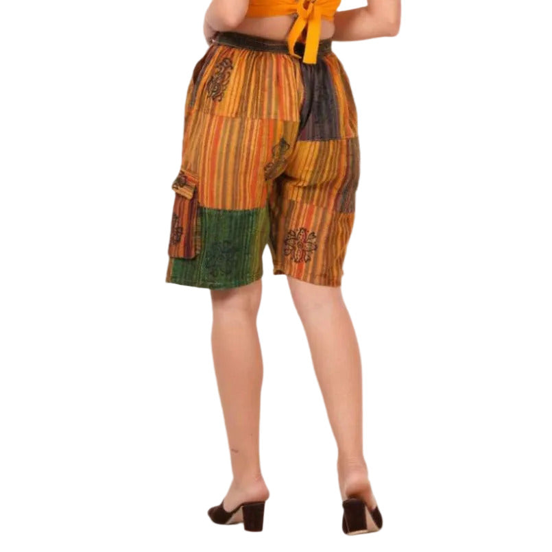 Patchwork Shorts