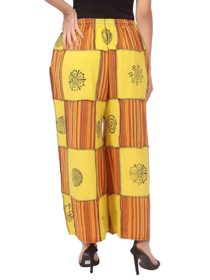 Nepali Patchwork Palazzo Pants