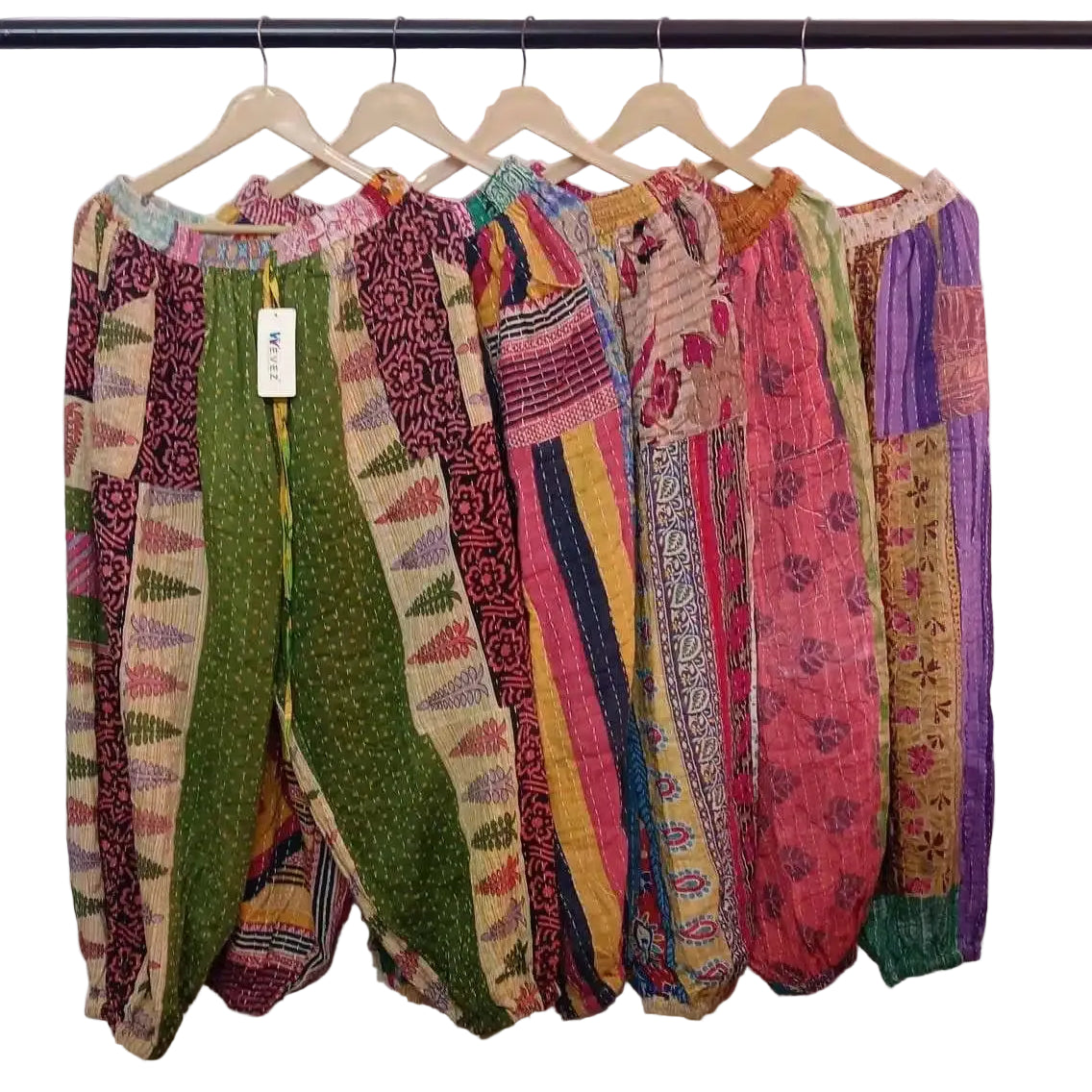 Reversable Kantha Harem Pants