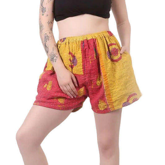 2 Layer Kantha Shorts