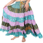 7-Layer Frill Maxi Skirt
