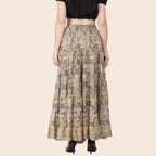 Hi-Lo Ruffle Tiered Skirt
