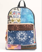 Boho Patchwork Upcycled Backpack