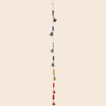 Brass Bells Blue String - Chakra