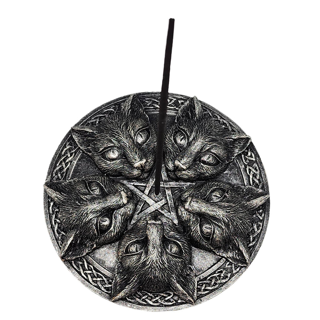 Black Cats Incense Burner