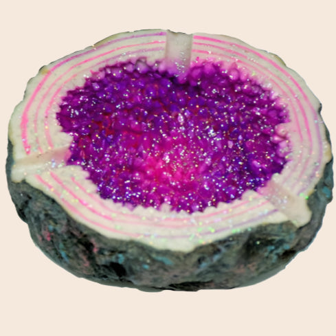 Purple Crystal Ashtray