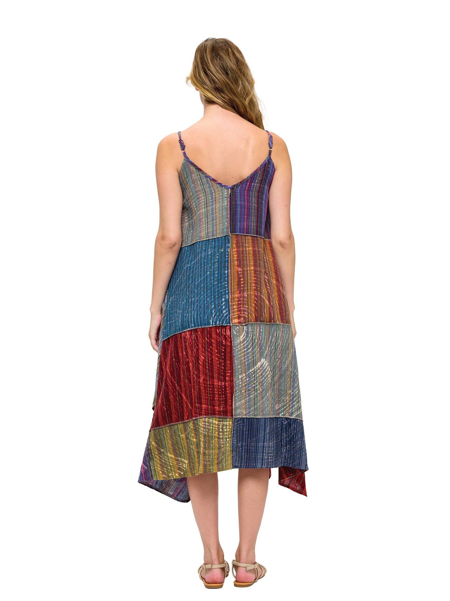 Vintage Washed Patchwork Dress
