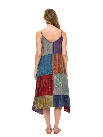 Vintage Washed Patchwork Dress