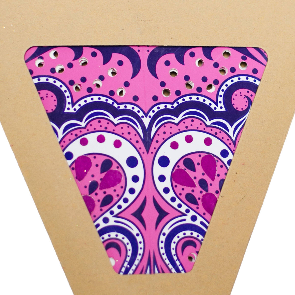 Purple India Paper Star Lantern