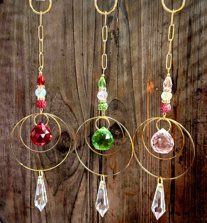 Colorful Crystal Suncatchers