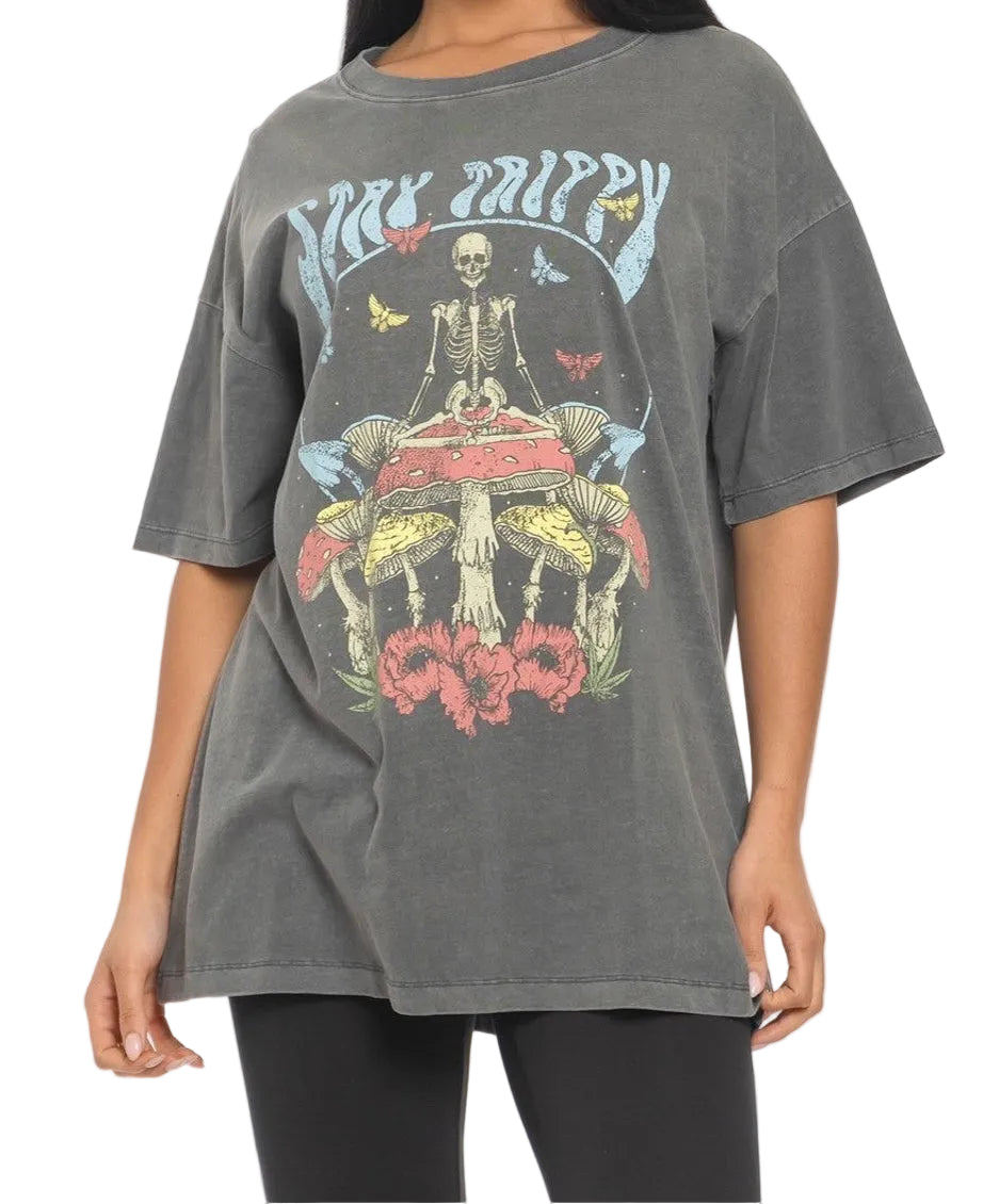Stay Trippy Charcoal Shirt