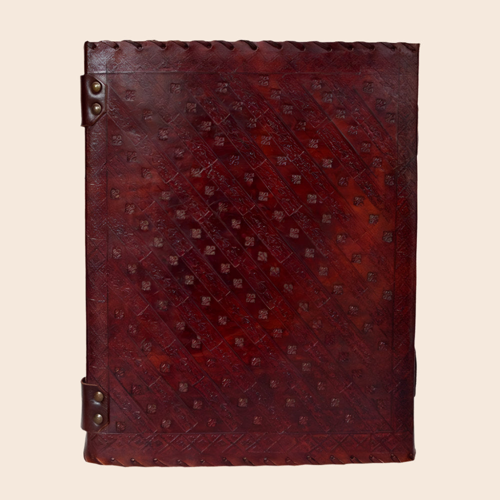 X-Large Seven Chakra Leather Journal