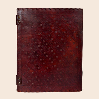 X-Large Seven Chakra Leather Journal
