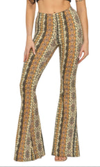 Boho Printed Flared Pants