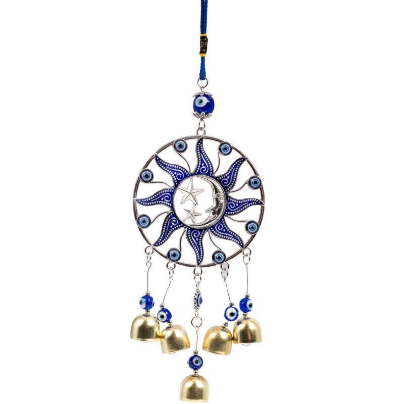 Evil Eye Sun and Moon Chime